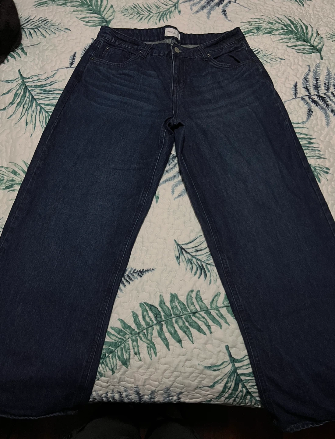Aeropostale Dark Blue Wash Low Rise Baggy Jeans - photo 3