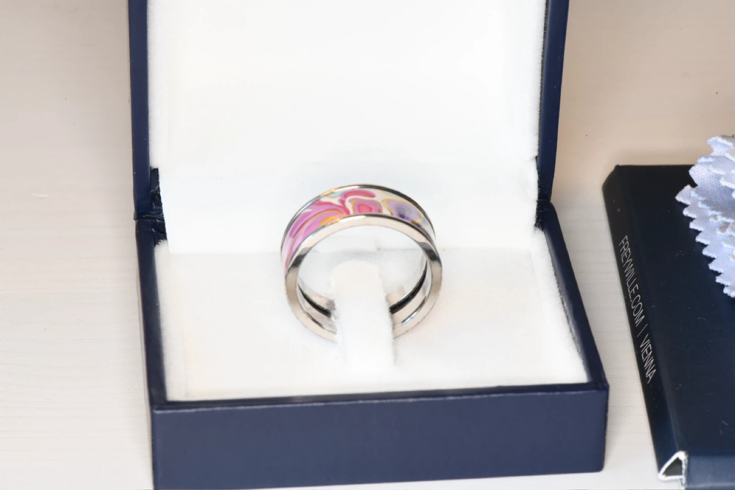 Frey Wille Ring with colourful enamel design retail $1150 - photo 2