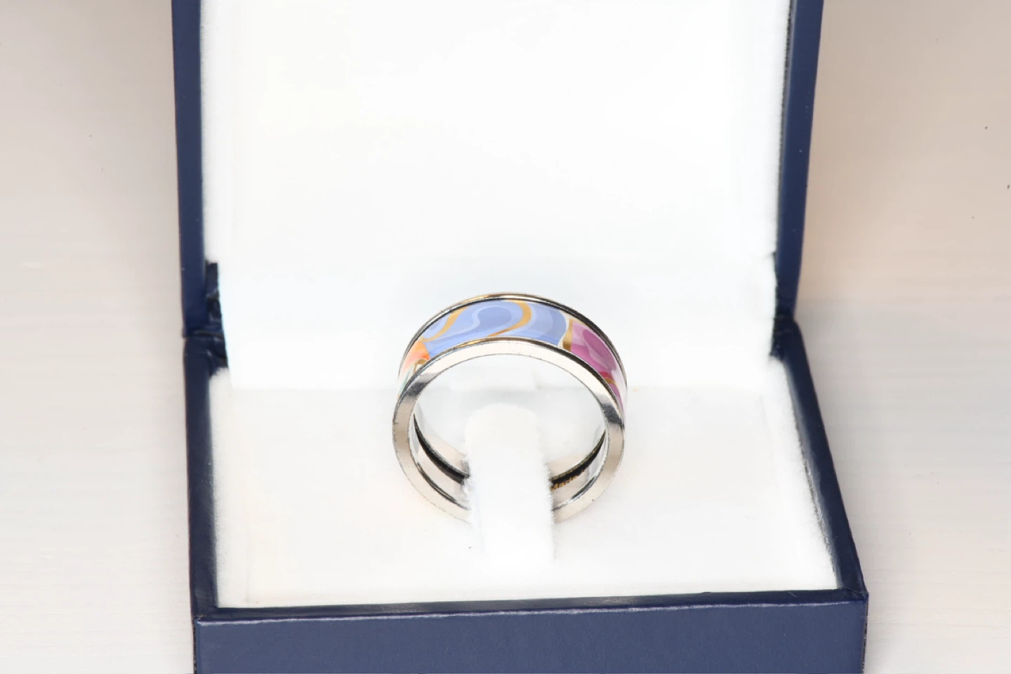 Frey Wille Ring with colourful enamel design retail $1150 - photo 3