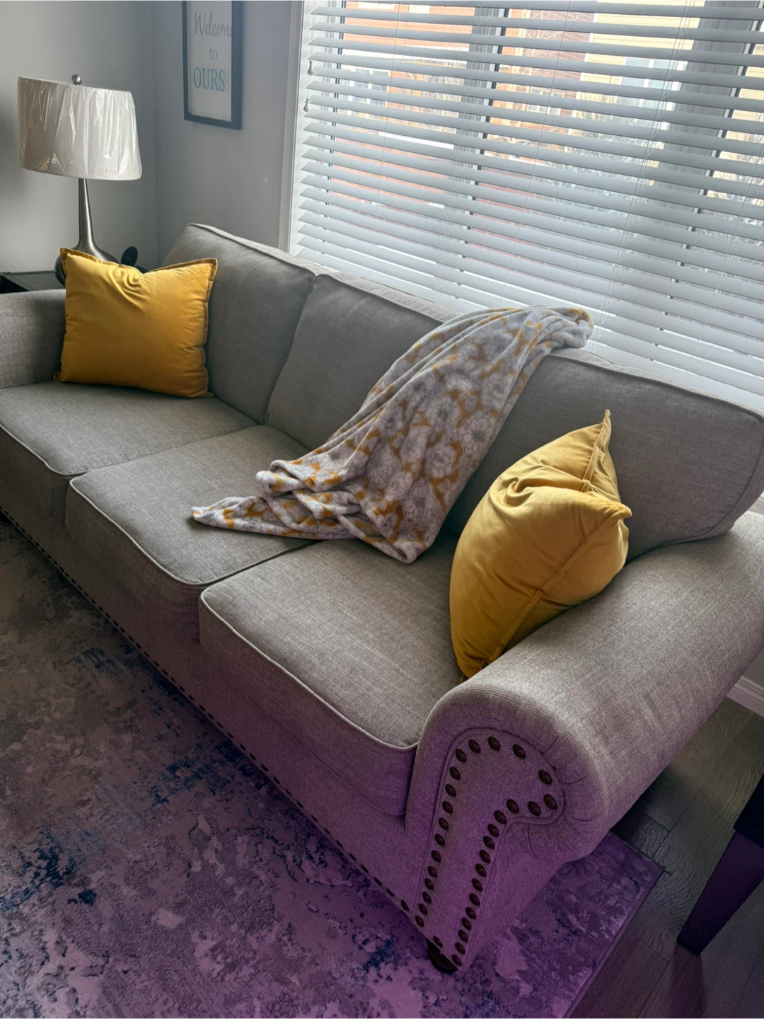 Light Biege Loveseat Sofa - photo 3