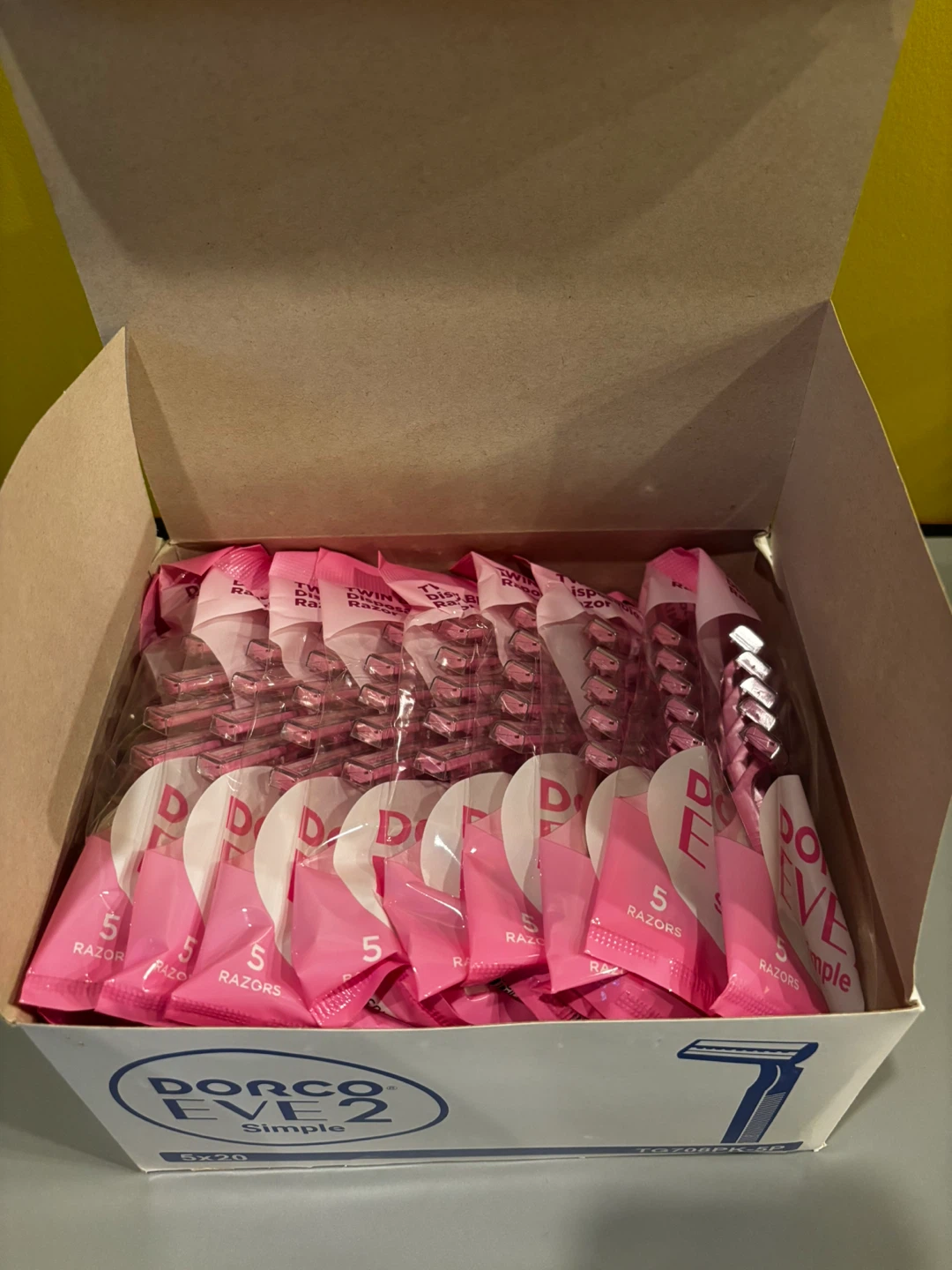 Dorco EVE-2 Simple Razors - 5 Pack - photo 2
