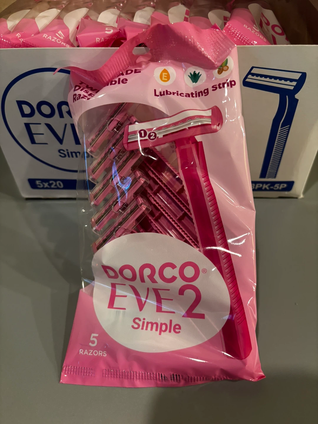Dorco EVE-2 Simple Razors - 5 Pack - photo 3