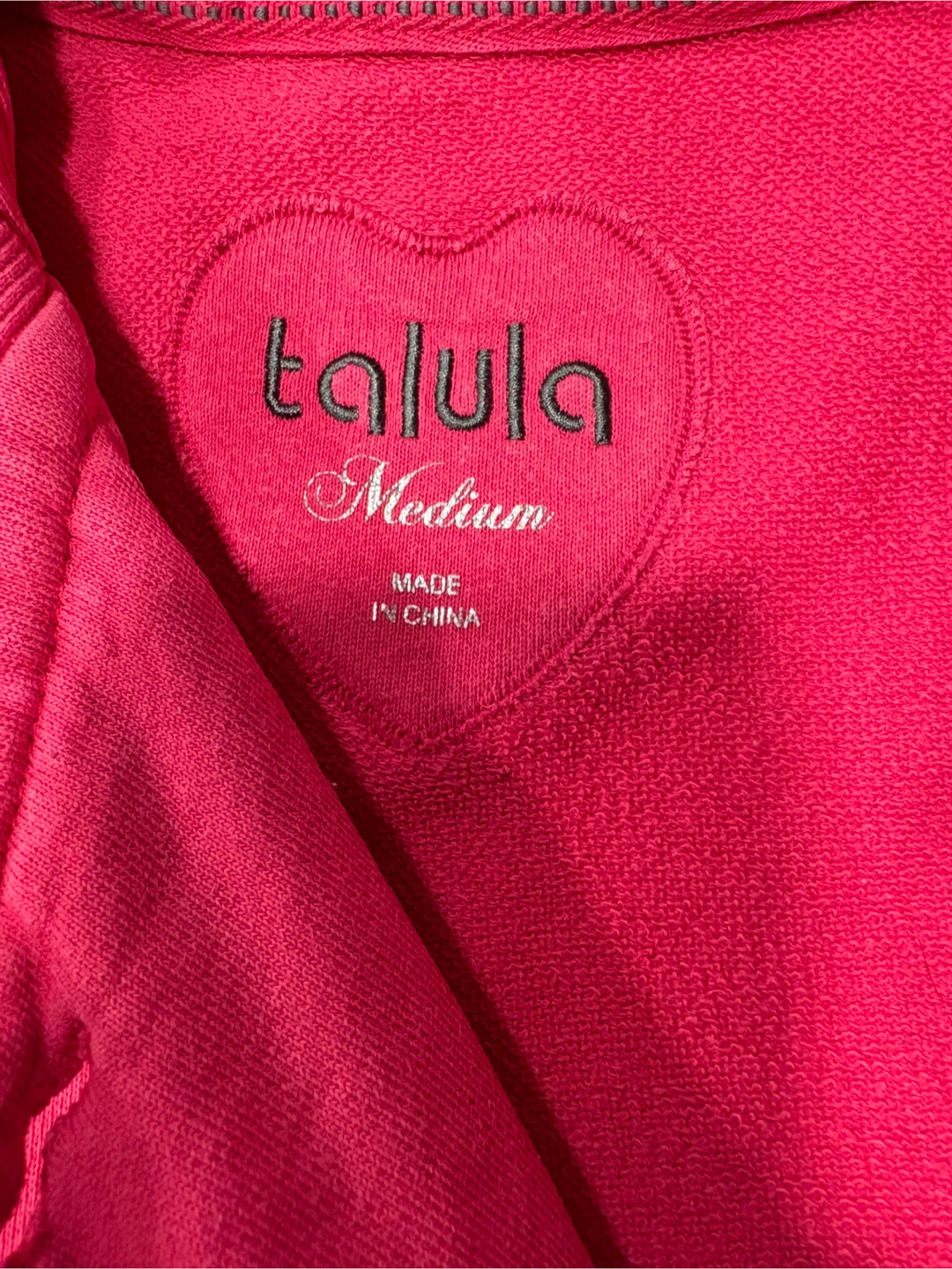 Aritzia Talula Pink Hooded Jacket medium