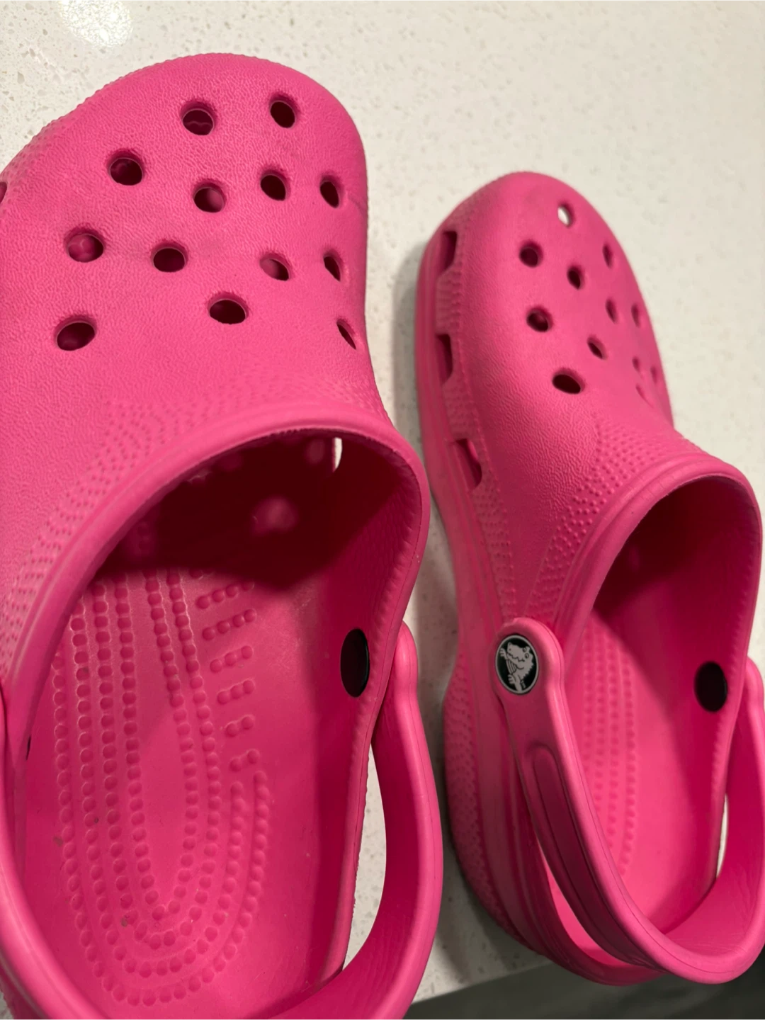 Pink Crocs