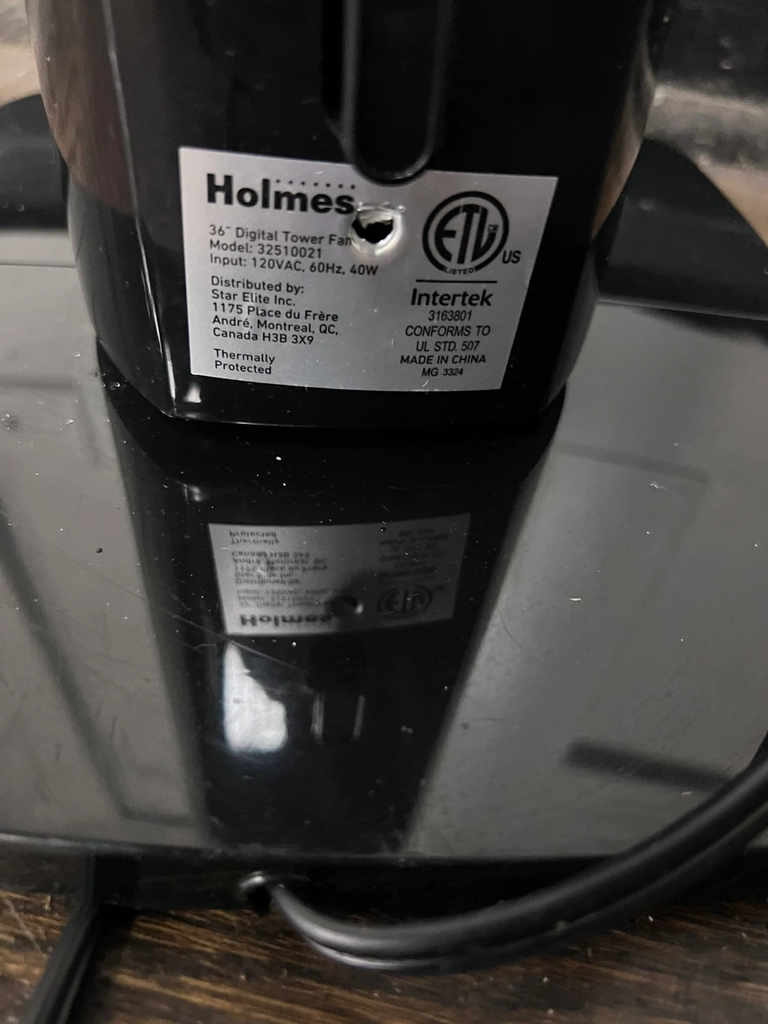 Holmes 36" Digital Tower Fan - photo 3