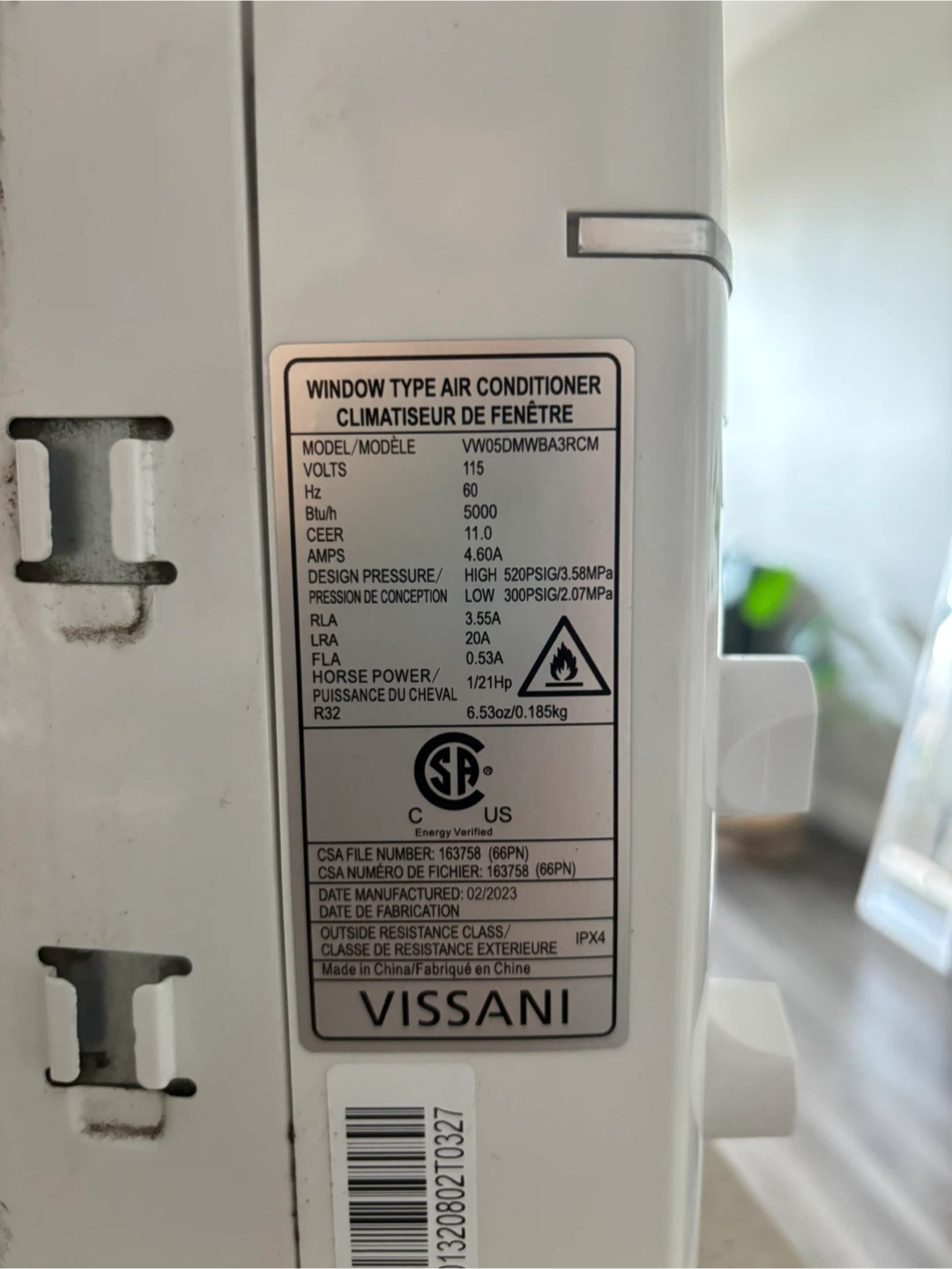 VISSANI Window Air Conditioner - photo 3