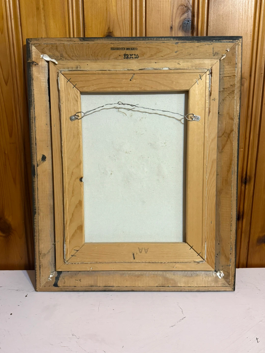 Framed impasto floral painting - photo 3