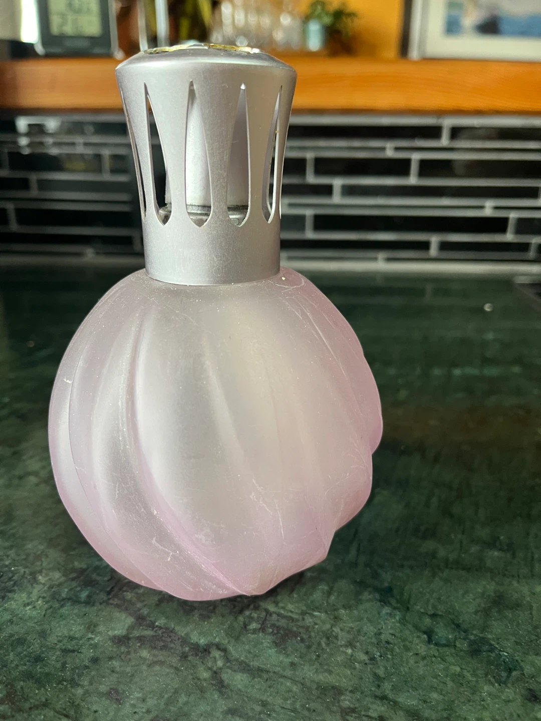 Lampe Berger Pink Frosted Glass Diffuser
