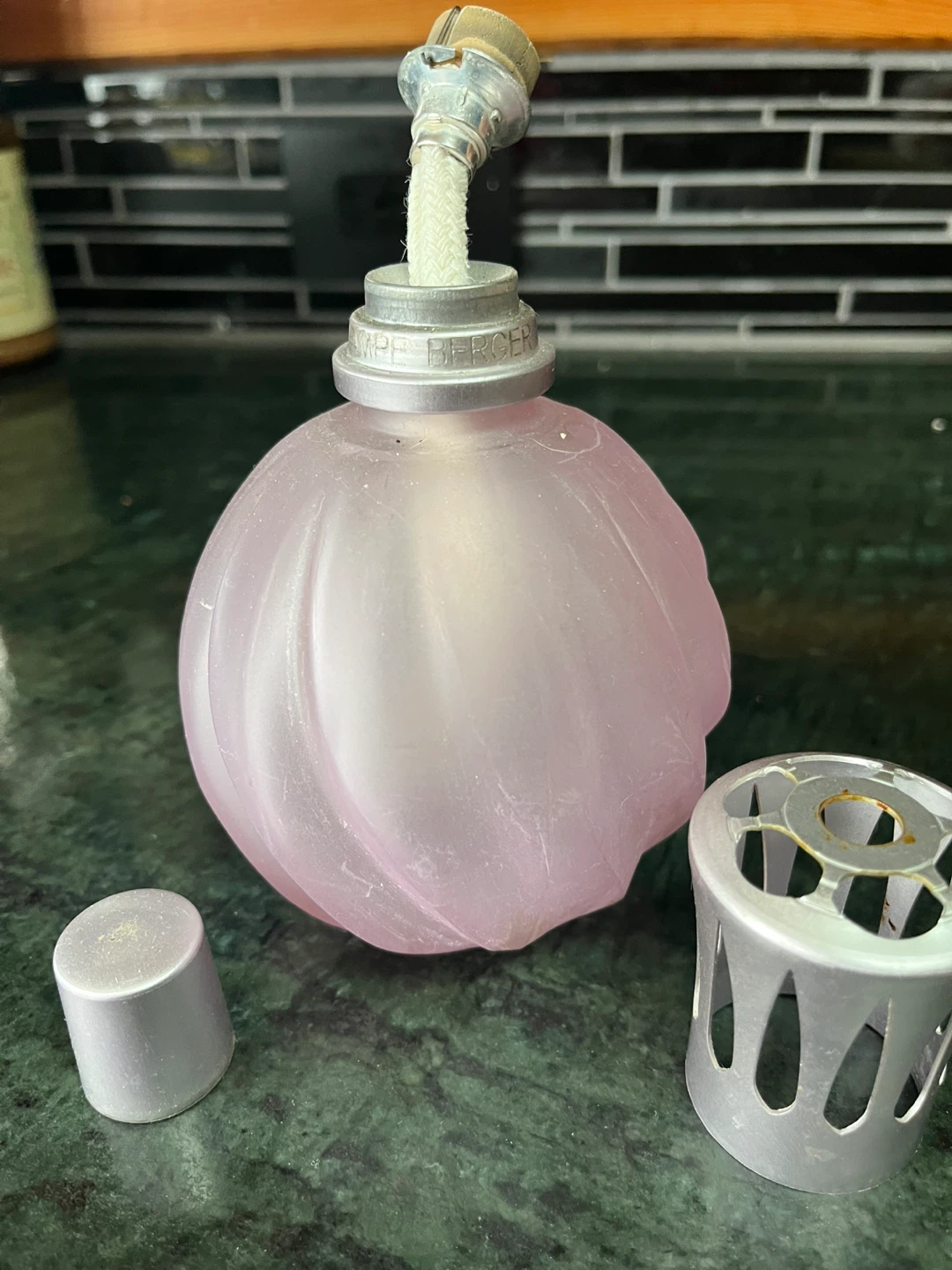 Lampe Berger Pink Frosted Glass Diffuser - photo 2