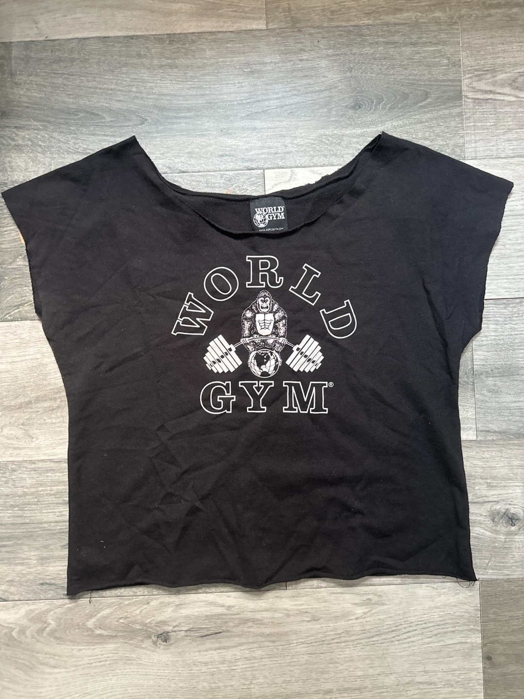 World Gym Cropped T-Shirt