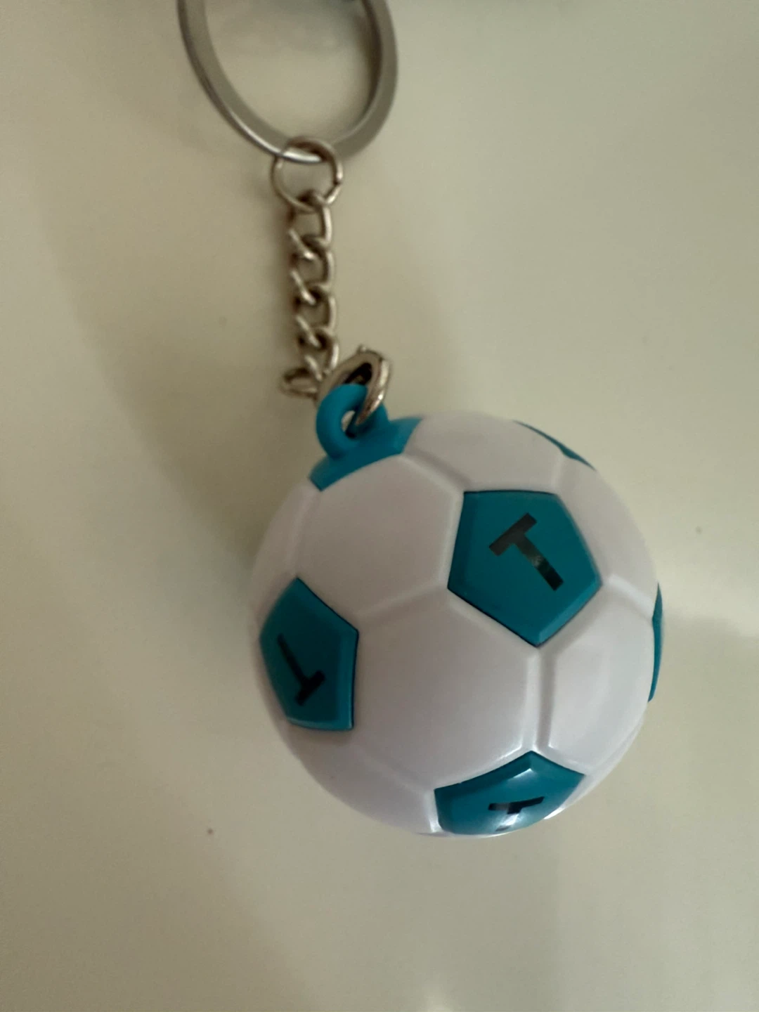 Soccer Ball Keychain compass card