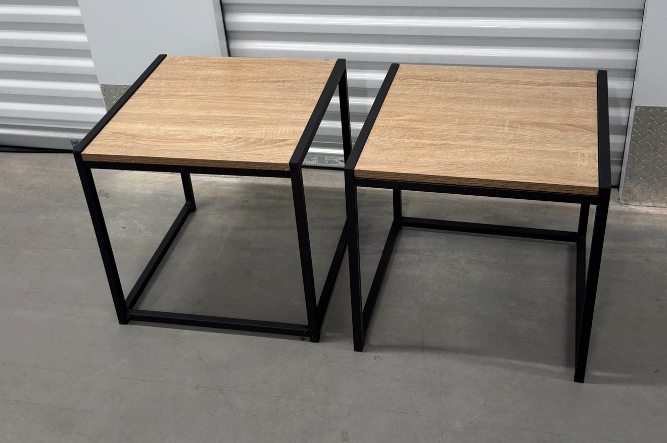 Reversible Nesting End Tables Set of 2 - photo 2