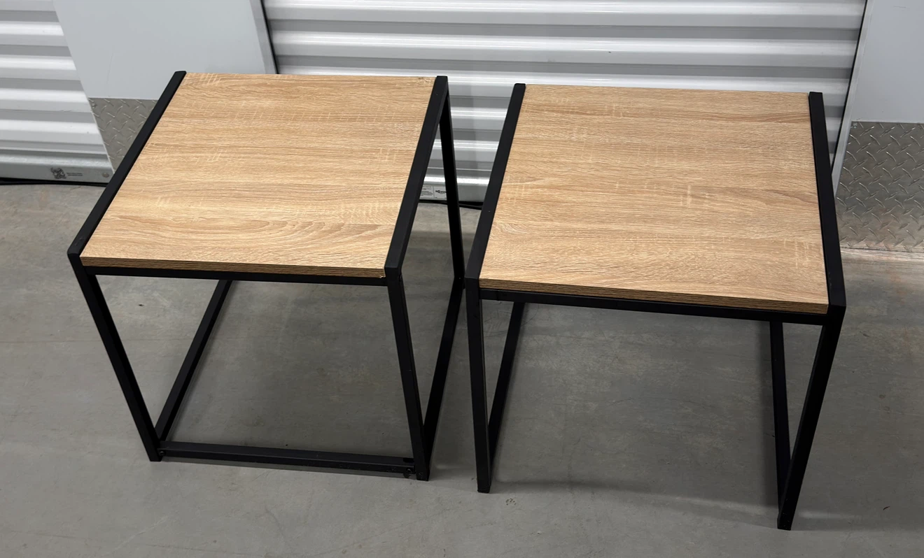 Reversible Nesting End Tables Set of 2 - photo 4