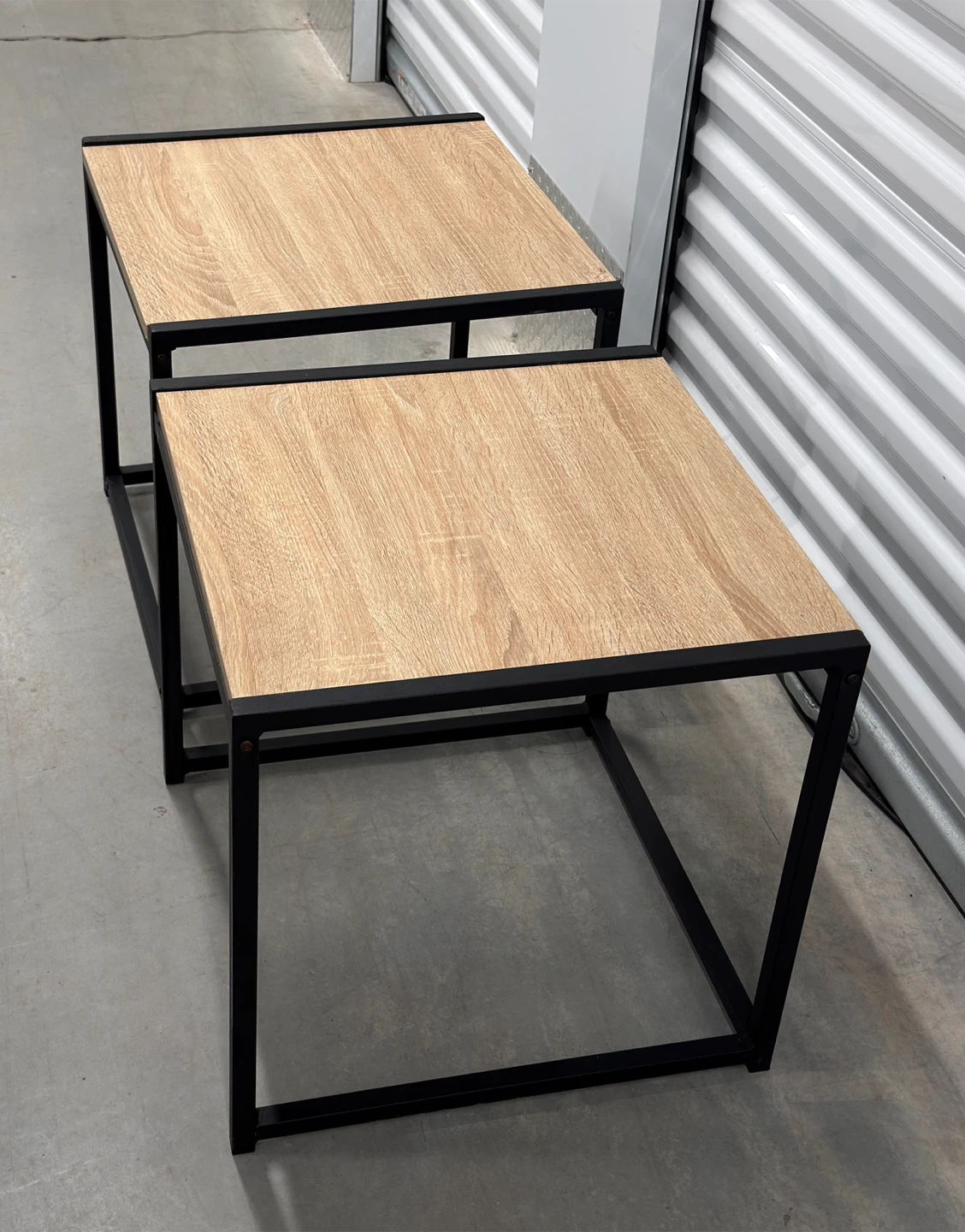 Reversible Nesting End Tables Set of 2 - photo 5