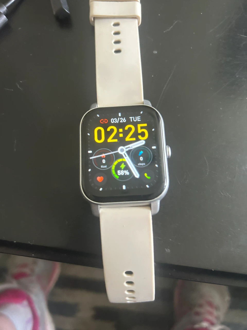 Smart Watch with Band and Charger