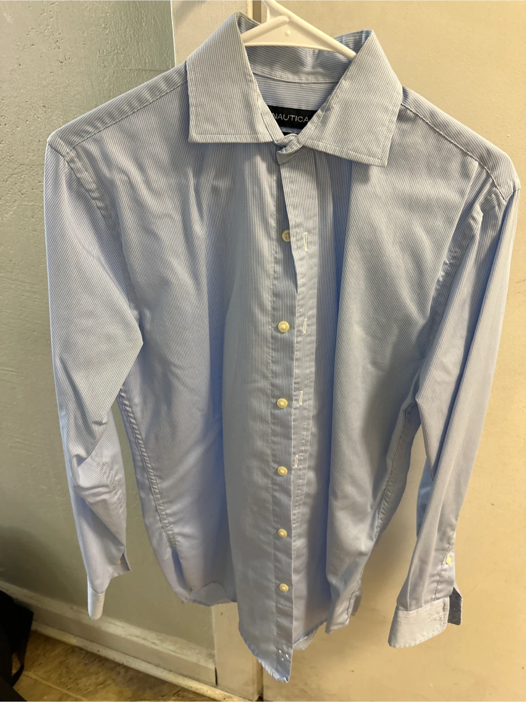 Nautica Men's Striped Button-Down Shirt