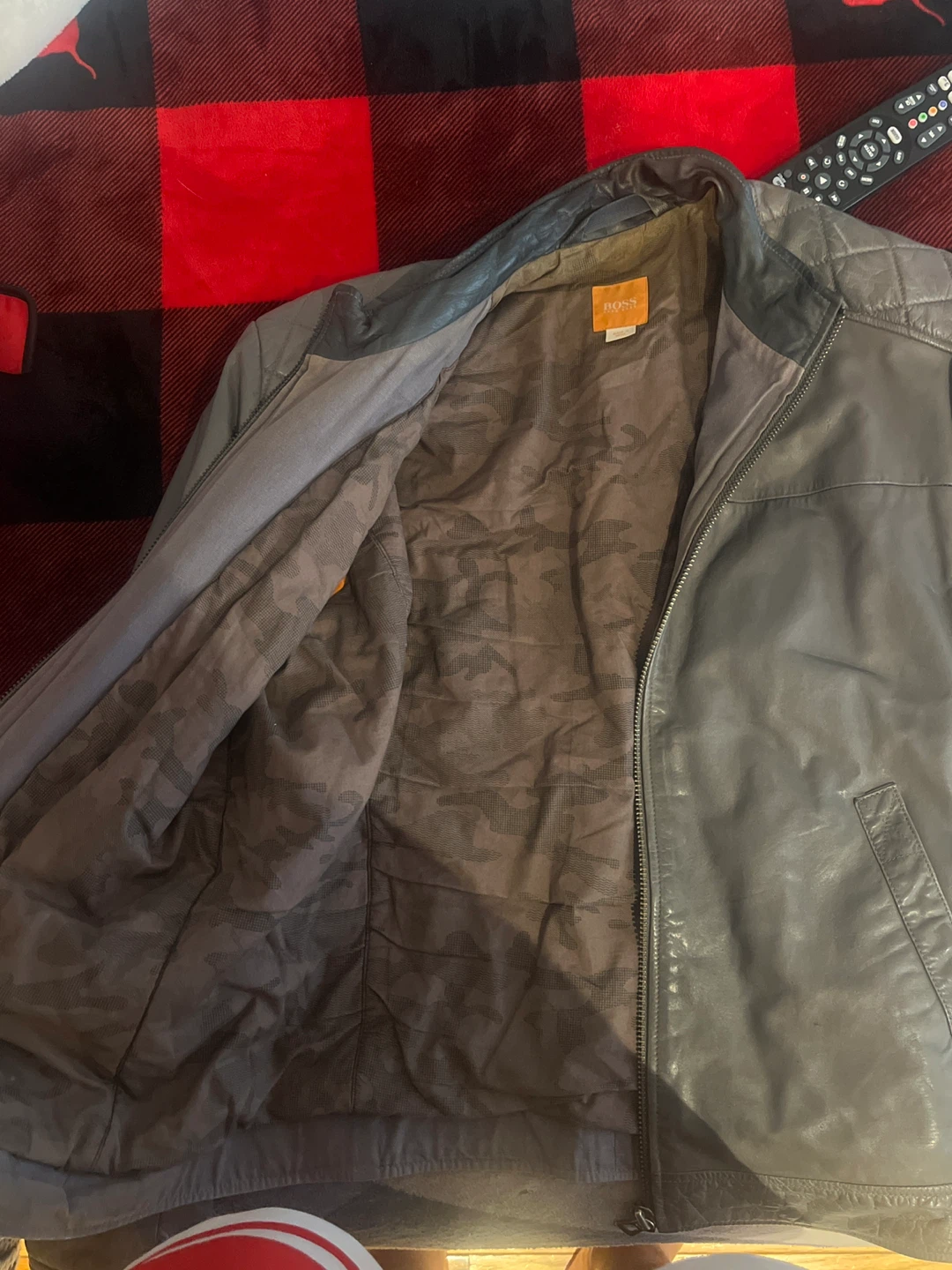 BOSS Hugo Boss Men's Leather Jacket - photo 2