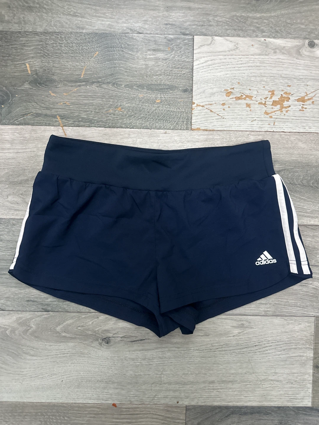 Adidas Women's Running Shorts - Navy Blue