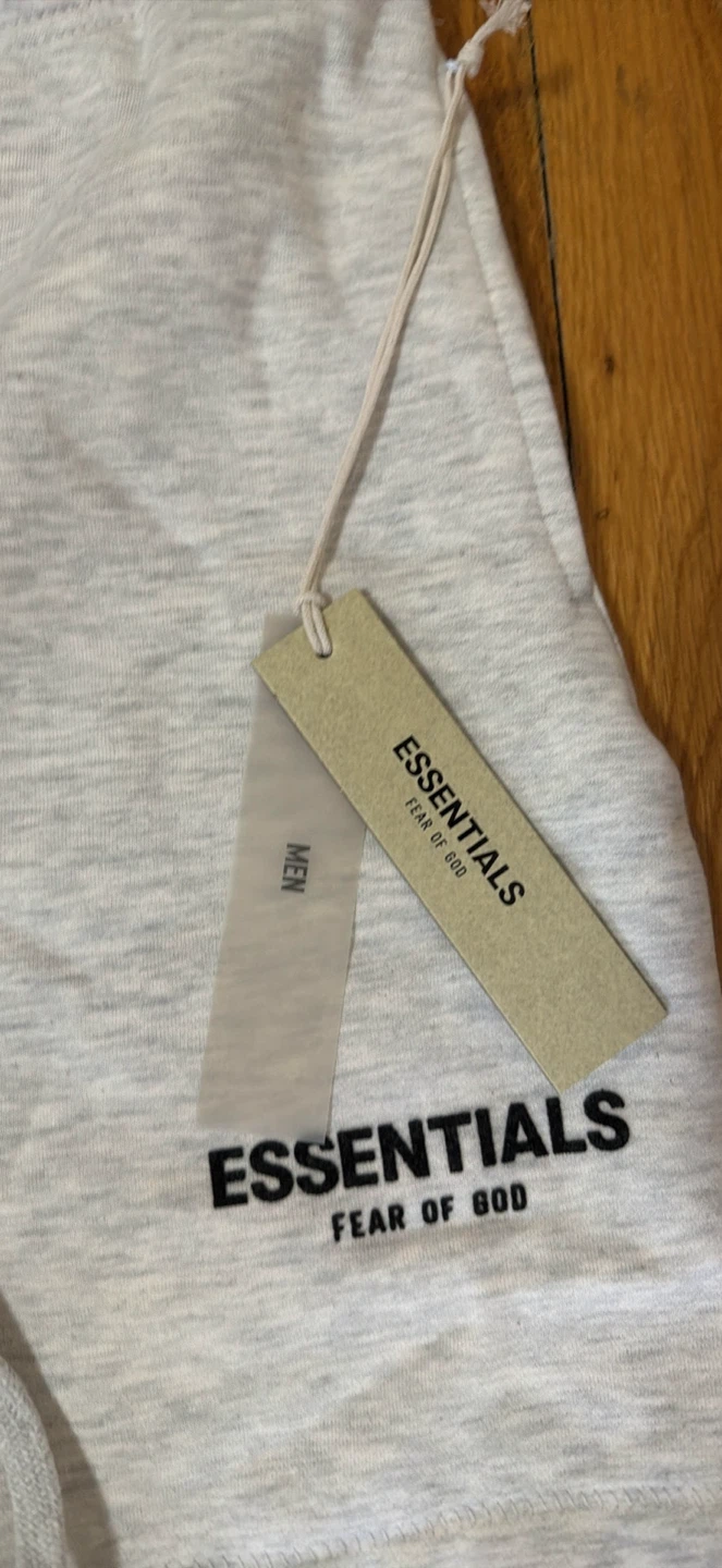 Fear of God Essentials Sweat Shorts Light Grey Size S - photo 3