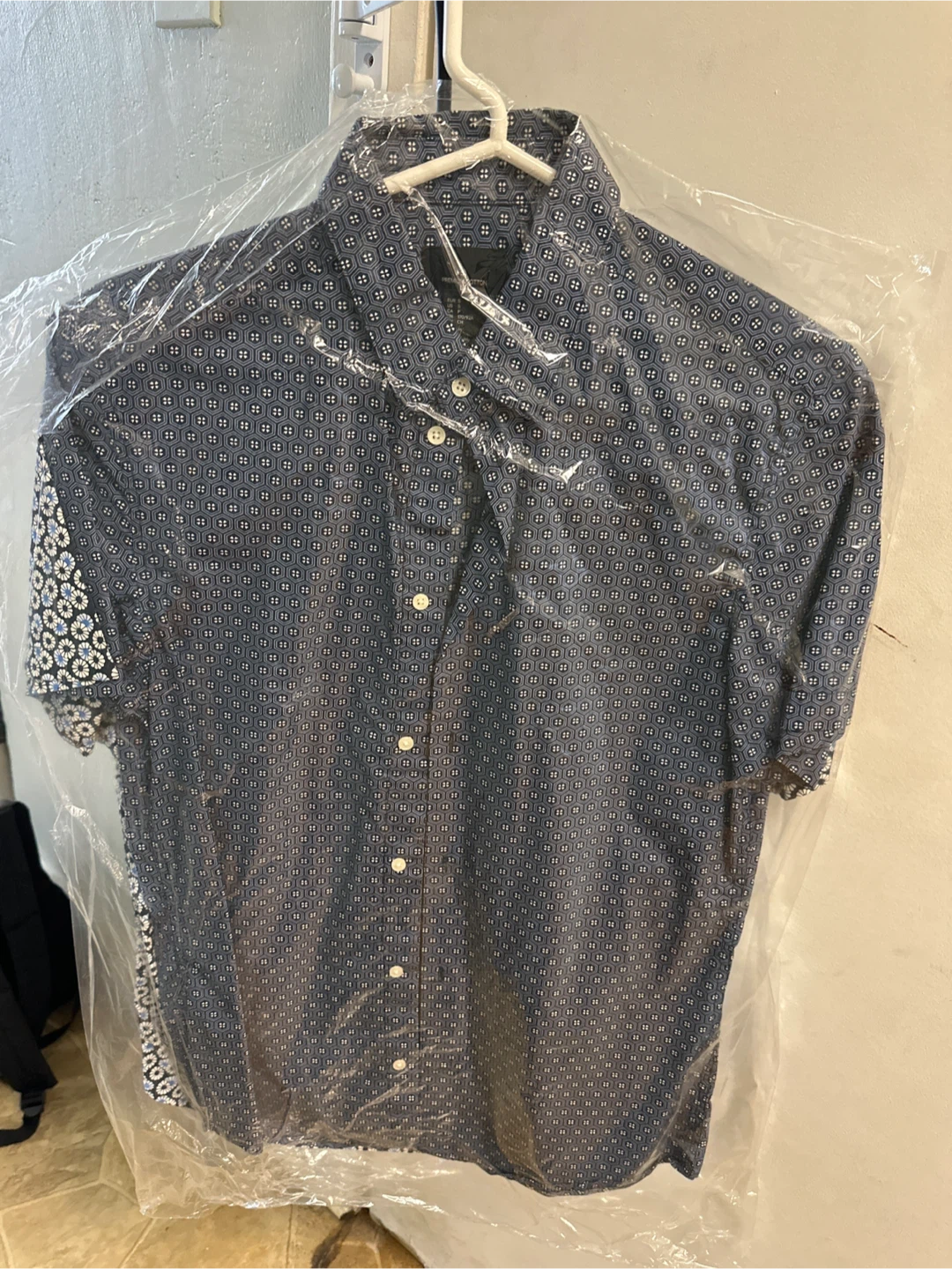Premium Cotton Short Sleeve Button-Up Shirt