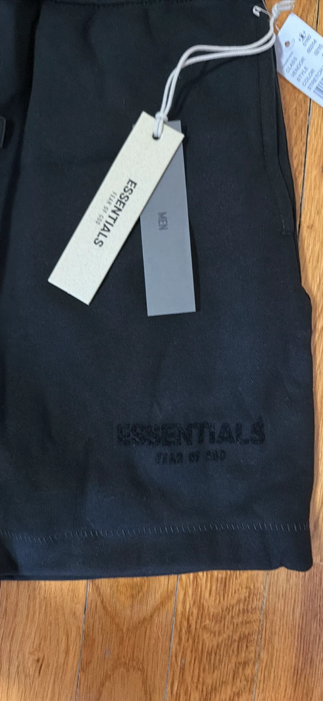 Fear of God Essentials Sweat Shorts Black Size S - photo 2