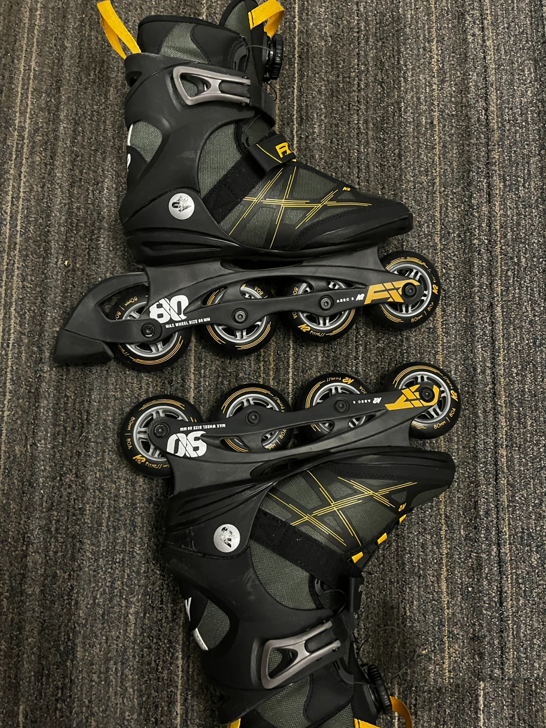 K2 F.I.T 80 Boa Inline Skates (size 7) - photo 2