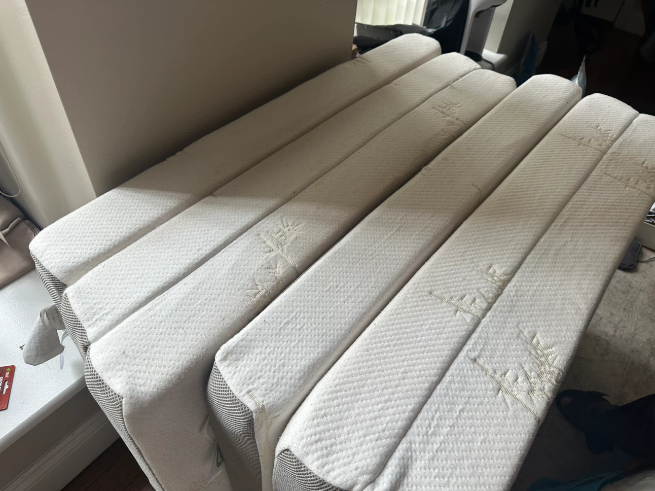 Folding Foam Mattress Pad - Cot Size, 4 Inch Thick