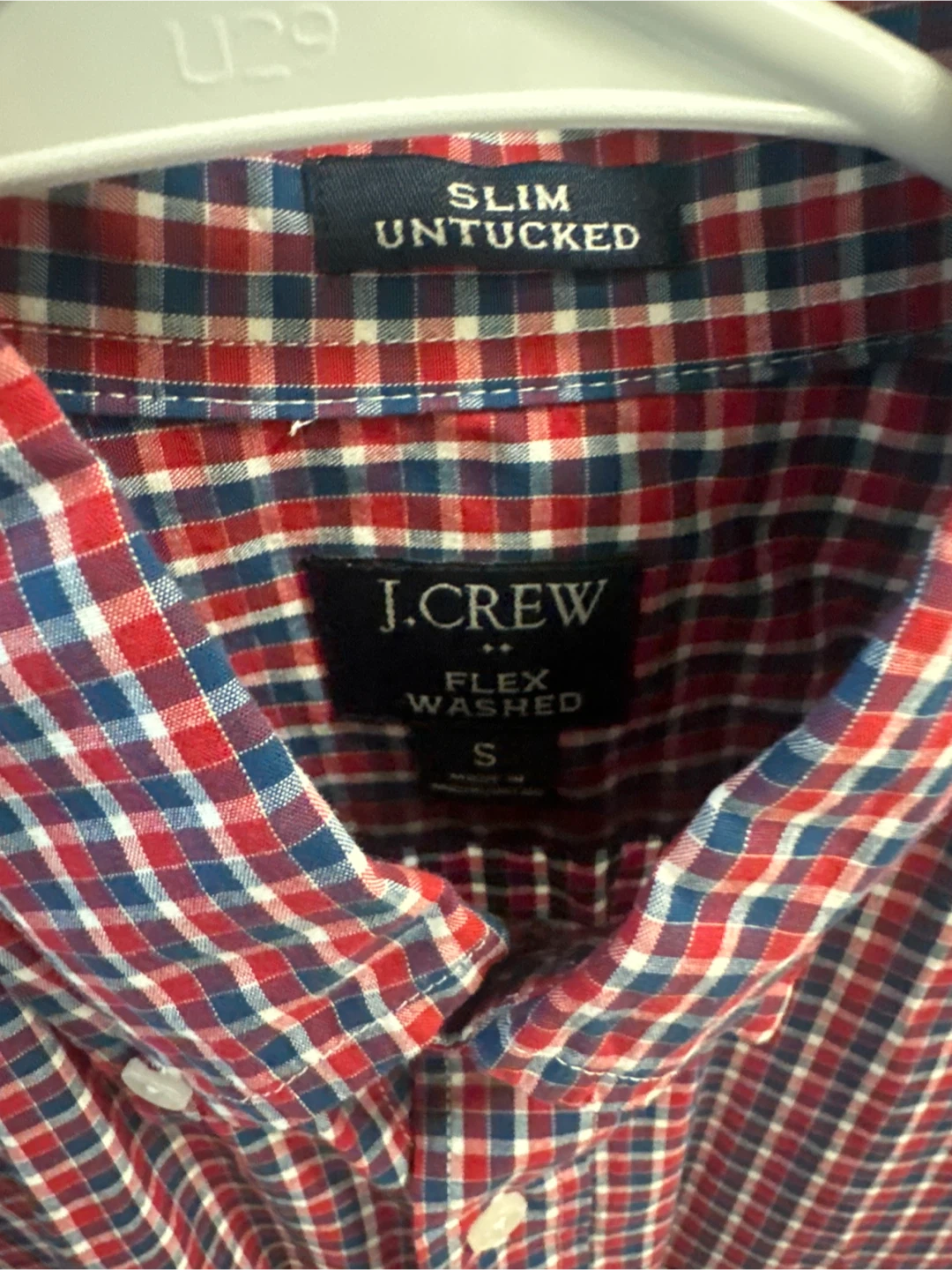 J. Crew Slim Fit Red Plaid Button-Down Shirt - photo 2