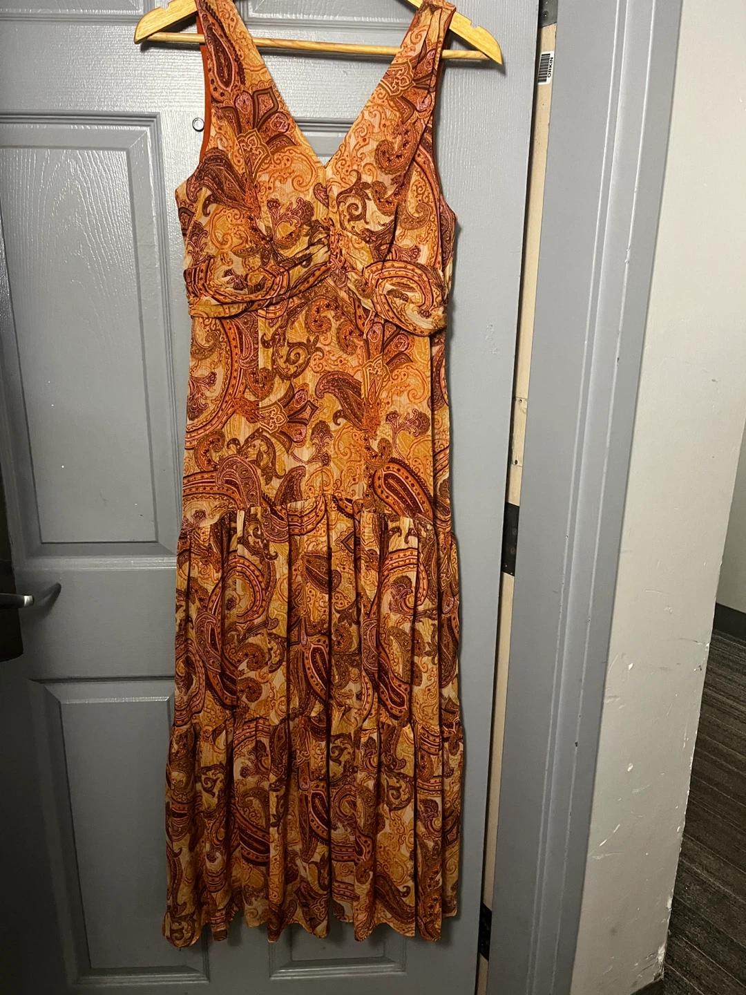 Taylor Paisley Maxi Dress (Size 8)