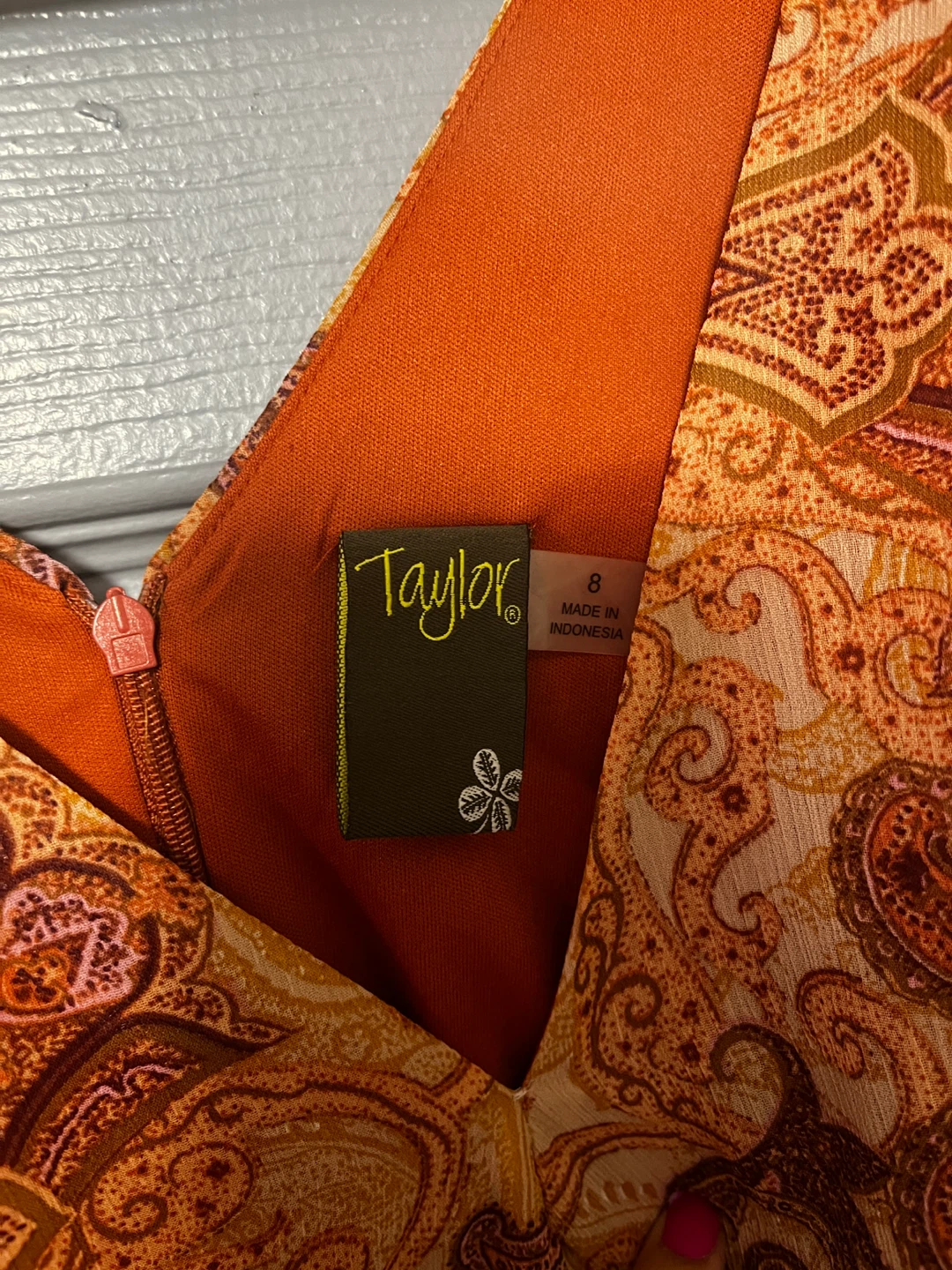 Taylor Paisley Maxi Dress (Size 8) - photo 2