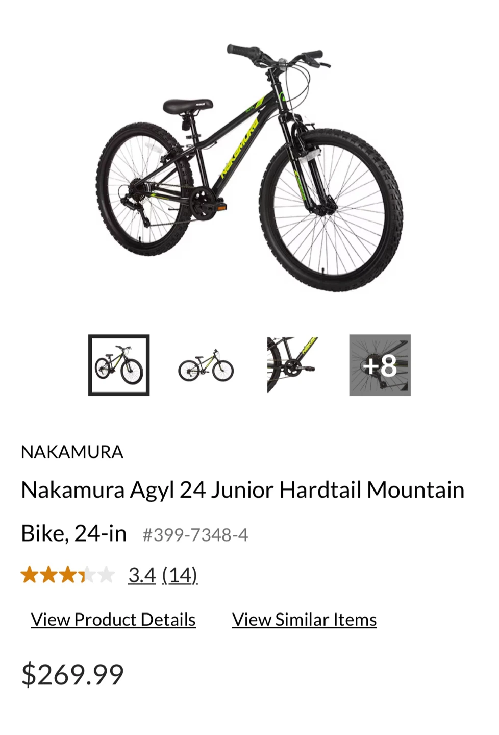 Nakamura Agyl 24 Junior Hardtail Mountain Bike - photo 5