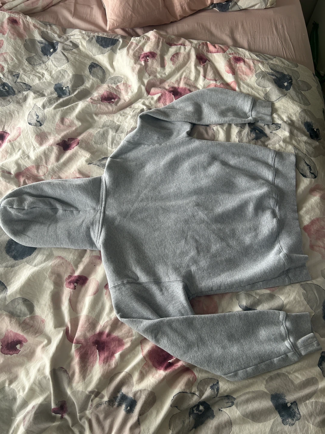 Aritzia Grey Sweat-fleece Hoodie