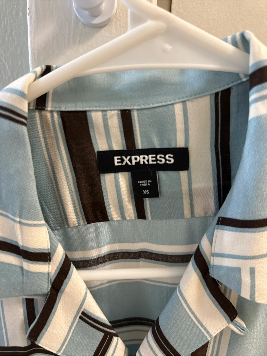 Express Men's Short Sleeve Button-Up Shirt - XS - photo 2
