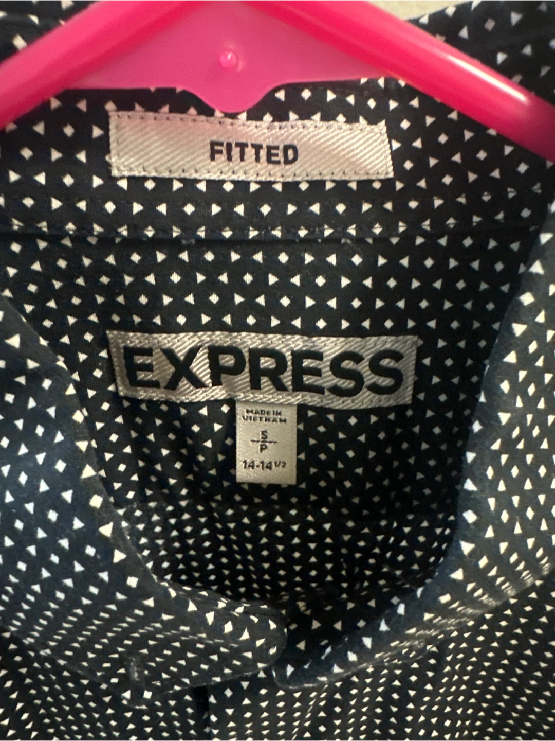 Express Men's Short Sleeve Fitted Shirt - Small - photo 2