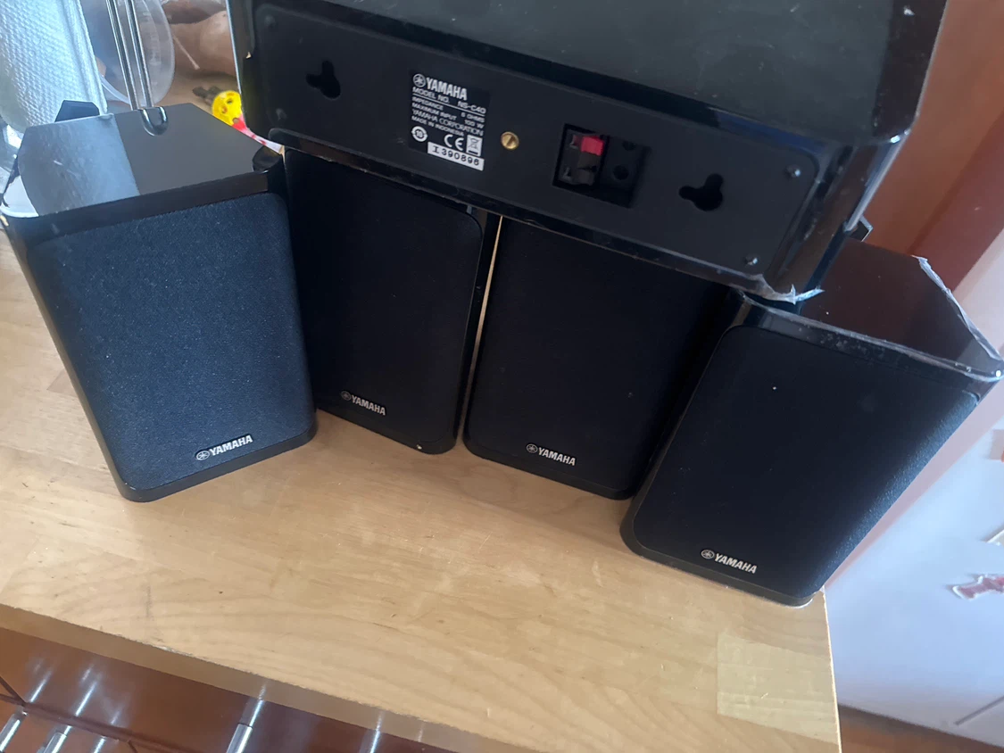 5 set of Yamaha NS-C40 & ns-b40 Speakers - photo 3
