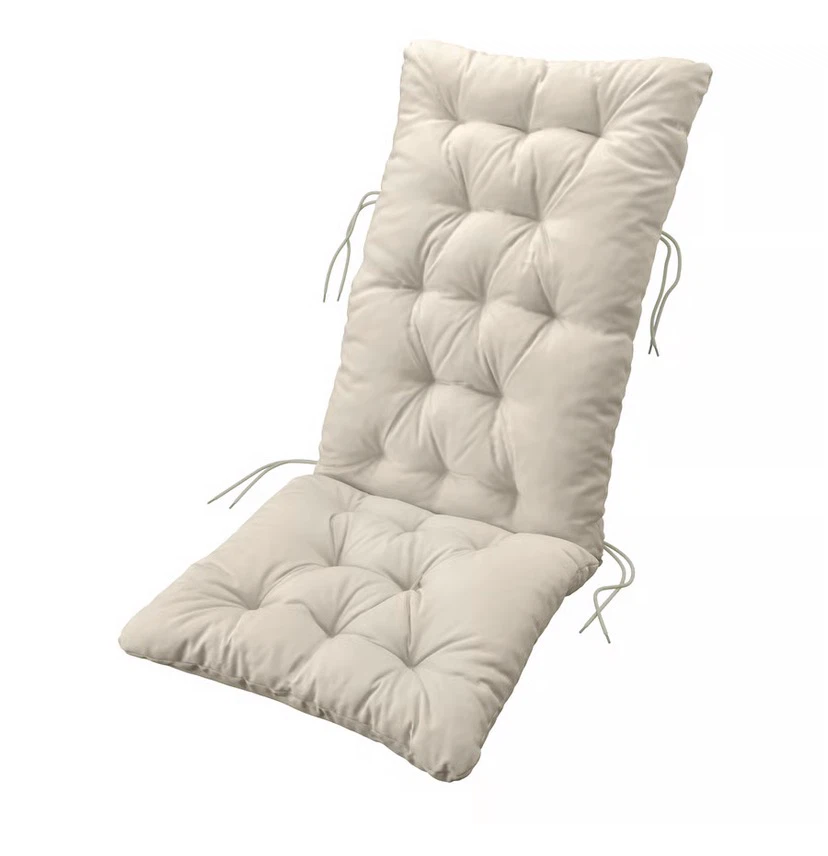 IKEA KUDDARNA Outdoor Seat/Back Pad - Light Gray-Beige - photo 4
