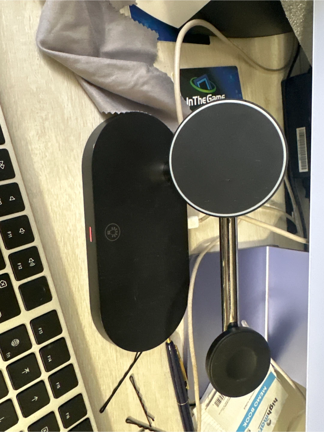 Black Wireless Charging Stand
