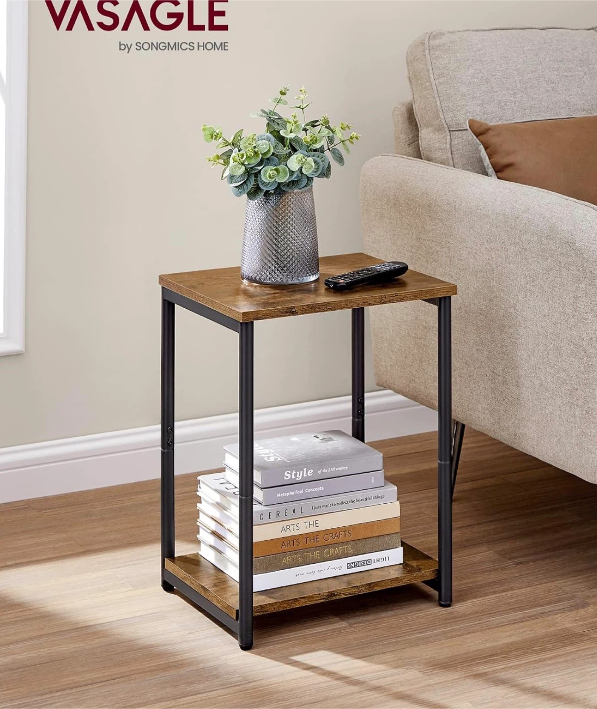 Brand New Set of 2 VASAGLE Side Tables / Nightstands (Assembled)