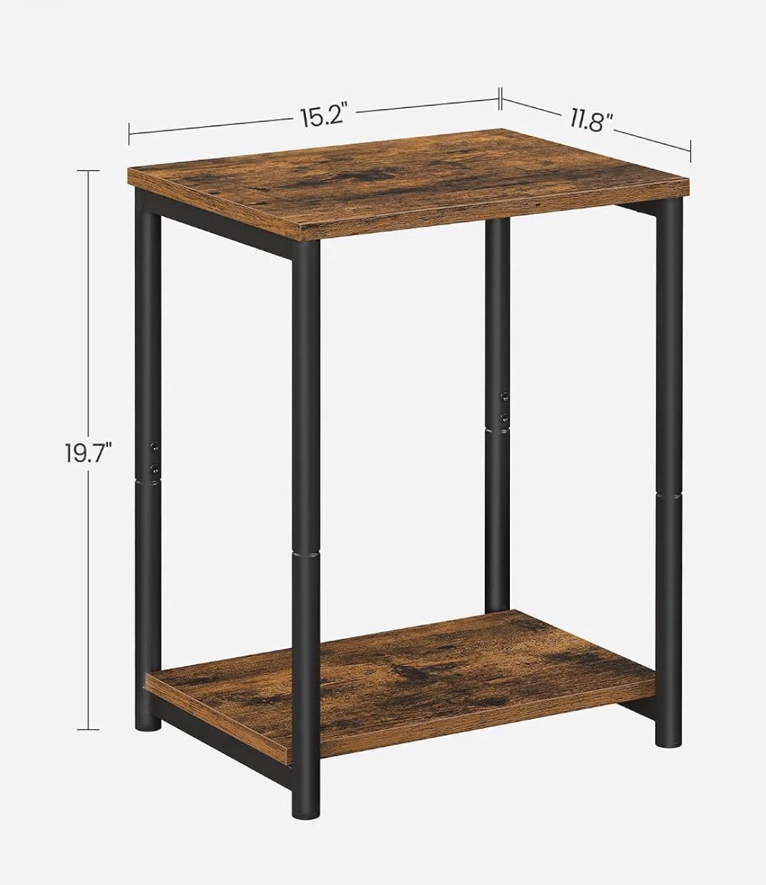 Brand New Set of 2 VASAGLE Side Tables / Nightstands (Assembled) - photo 2