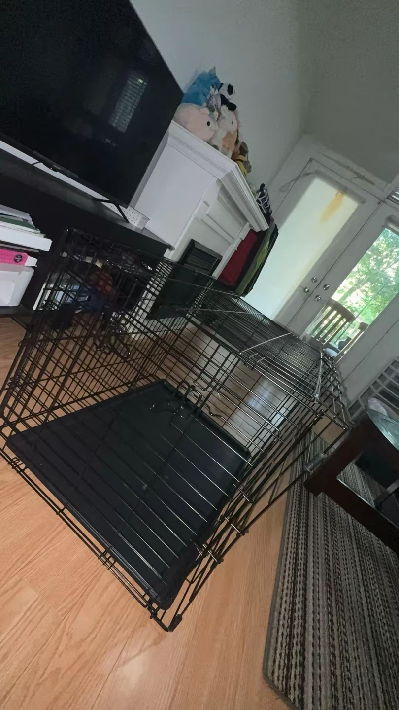 Large Dog Crate with Tray - photo 4