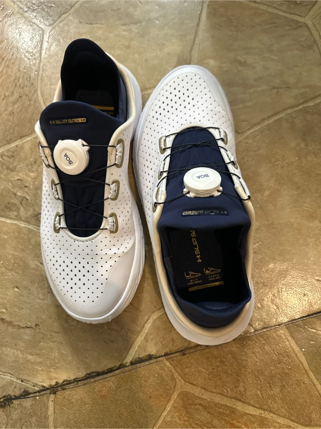 Under Armour Slip Speed BOA White Golf Shoes - photo 2