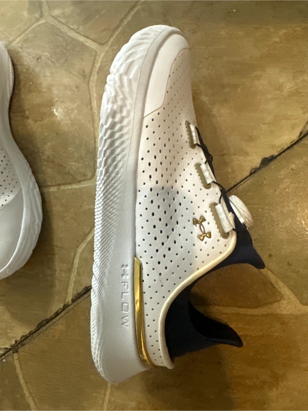 Under Armour Slip Speed BOA White Golf Shoes - photo 3