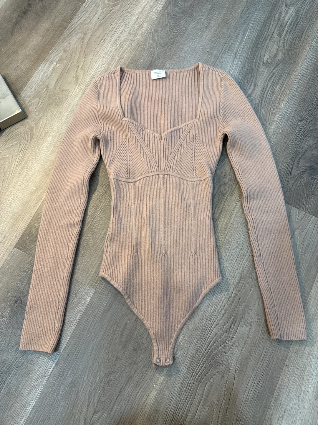 Abercrombie & Fitch Ribbed Bodysuit XS