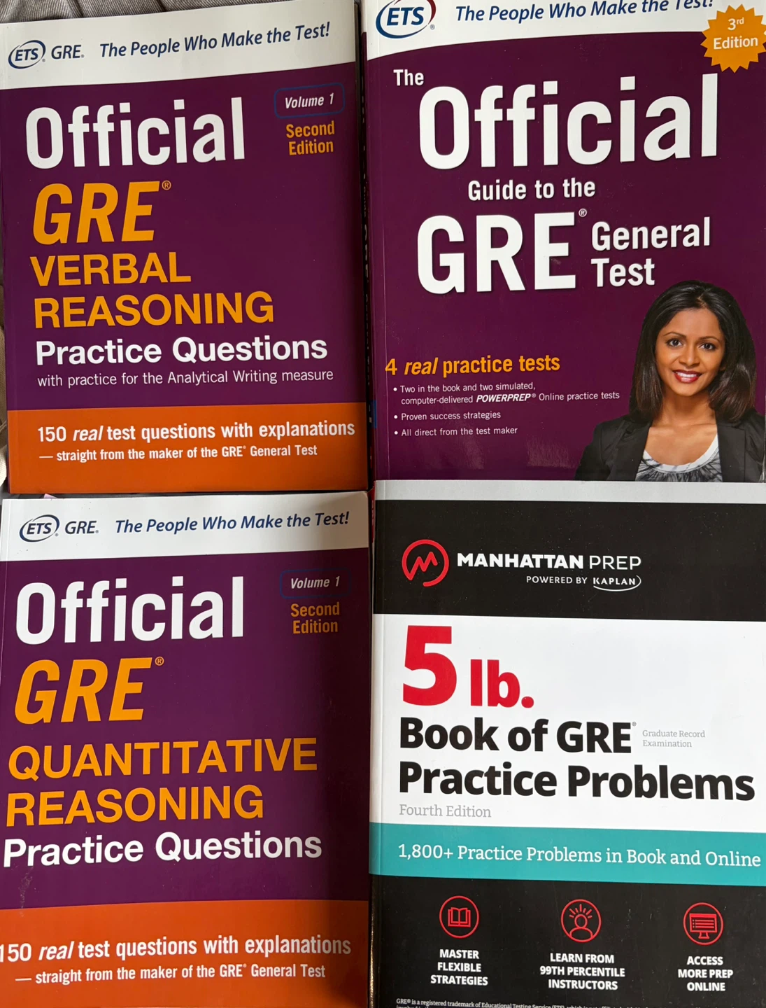 ETS Official GRE Practice Books
