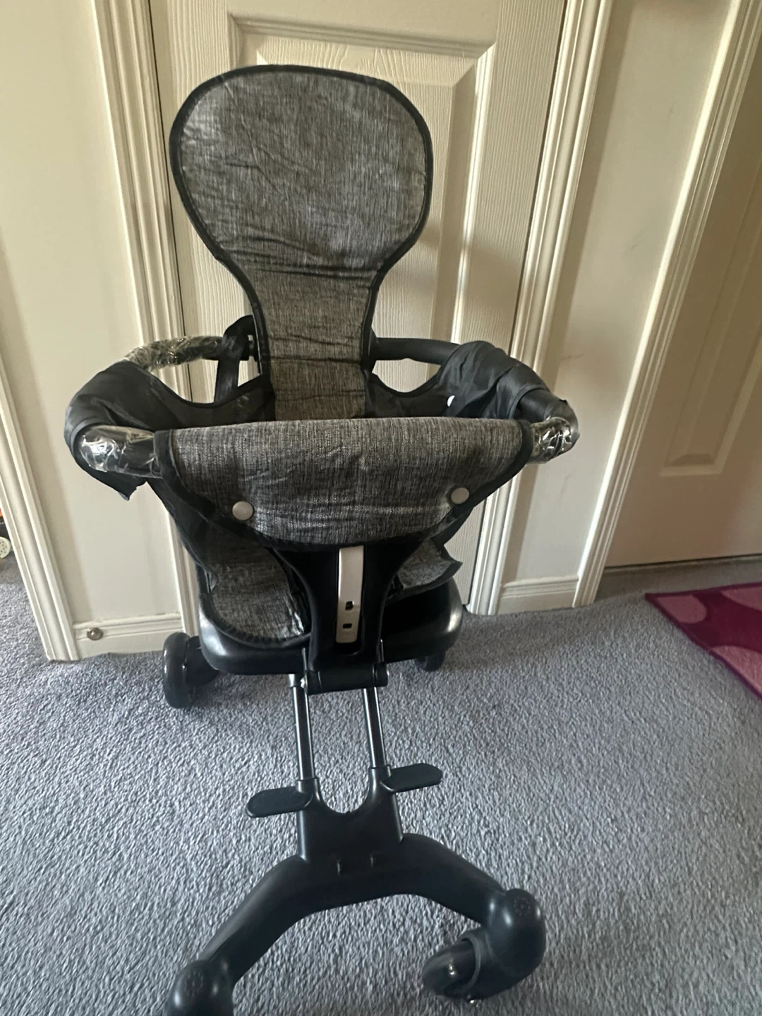 Grey Baby Stroller