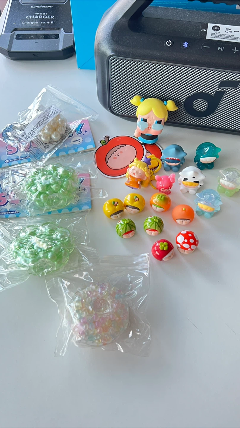 Sensory Squishy Balls & Mini Figures Lot