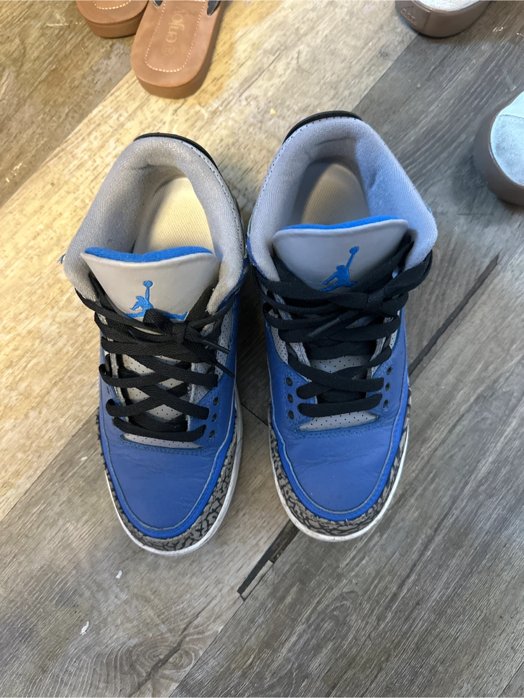 Air Jordan 3 Retro 'True Blue' Sneakers Size 7