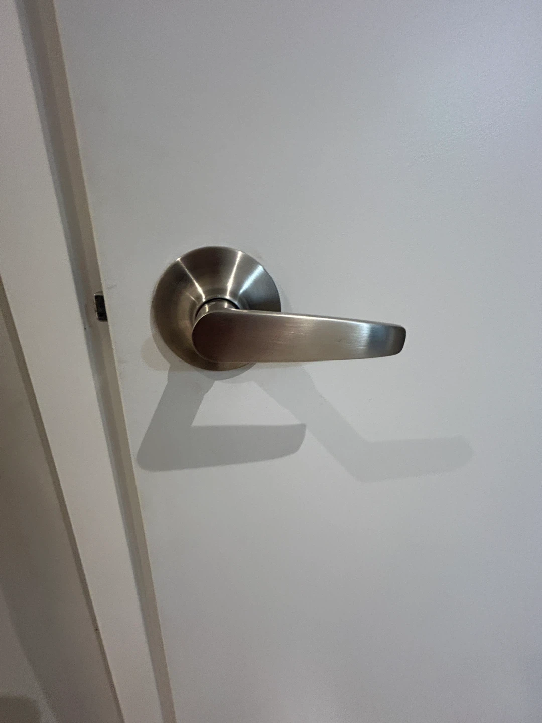 White Interior Door with Lever Handle - photo 2