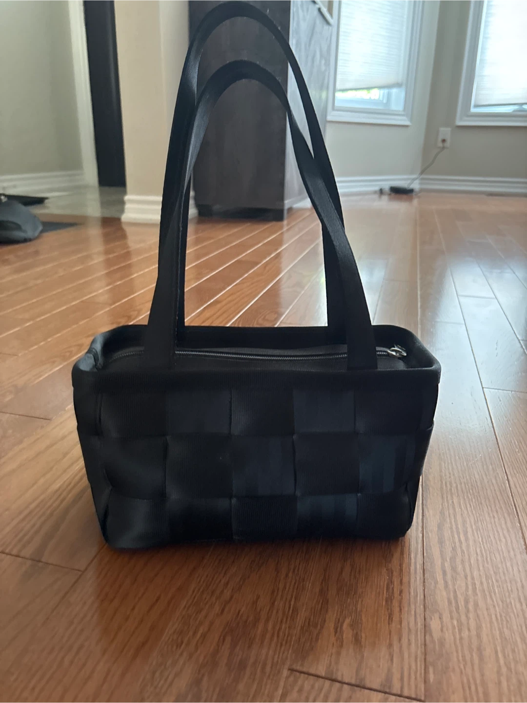 Black Seatbelt Handbag