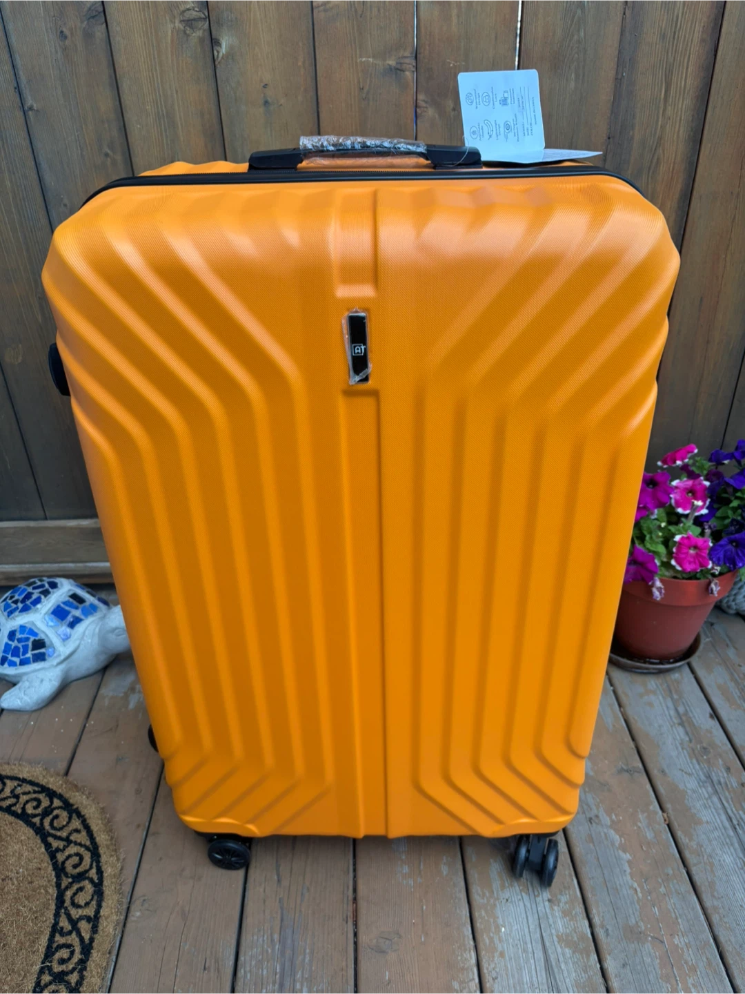 American Tourister Orange Hardside Luggage
